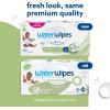 imageWaterWipes Sensitive Baby ampamp Toddler Wipes 3In1 Cleans Cares Protects 999 Water Textured Clean Unscented ampamp Hypoallergenic 720 Count 12 PacksUnscented