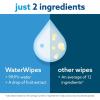 imageWaterWipes Sensitive Newborn ampamp Baby Wipes 3In1 Cleans Cares Protects 999 Water Unscented ampamp Hypoallergenic 720 Count 12 Packs60 Count Pack of 5