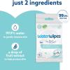 imageWaterWipes Sensitive On The Go Wipes 3In1 Cleans Cares Protects 999 Water Unscented ampamp Hypoallergenic Wet Wipes 224 Count 8 Packs10 Count Pack of 10