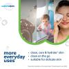 imageWaterWipes Sensitive Soothing Wipes 3In1 Cleans Cares Soothes 99 Water with Botanical Extract Unscented ampamp Hypoallergenic Baby Wipes 60 Count 1 PackHydrating