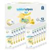 imageWaterWipes Sensitive Bathing Wipes 3In1 Cleans Cares Protects 999 Water Unscented ampamp Hypoallergenic 16 Count 1 Pack16 Count Pack of 12