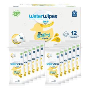 imageWaterWipes Sensitive Bathing Wipes 3In1 Cleans Cares Protects 999 Water Unscented ampamp Hypoallergenic 16 Count 1 Pack16 Count Pack of 12