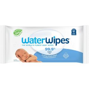 imageWaterWipes Sensitive Newborn ampamp Baby Wipes 3In1 Cleans Cares Protects 999 Water Unscented ampamp Hypoallergenic 720 Count 12 Packs60 Count Pack of 1