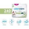 imageWaterWipes Sensitive Baby ampamp Toddler Wipes 3In1 Cleans Cares Protects 999 Water Textured Clean Unscented ampamp Hypoallergenic 1080 Count 18 PacksUnscented