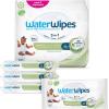 imageWaterWipes Sensitive Baby ampamp Toddler Wipes 3In1 Cleans Cares Protects 999 Water Textured Clean Unscented ampamp Hypoallergenic 1080 Count 18 PacksUnscented