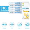 imageWaterWipes Bundle Original 300 Count 5 packs ampamp XL Bathing Wipes 16 Count 1 pack PlasticFree 999 Water Based Wipes Unscented Hypoallergenic for Sensitive Skin Packaging May Vary